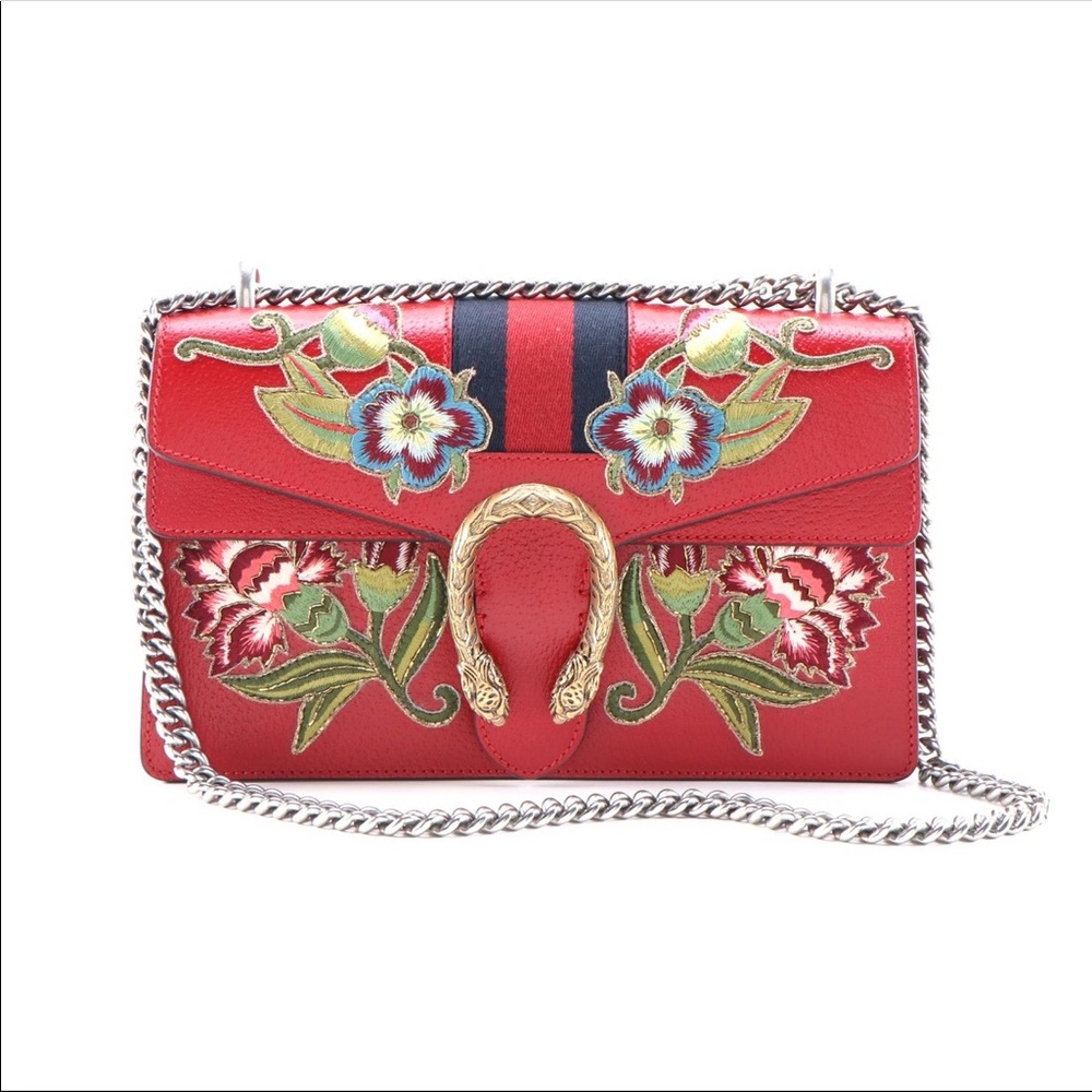 Gucci Dionysus Embroidered Floral Shoulder Bag